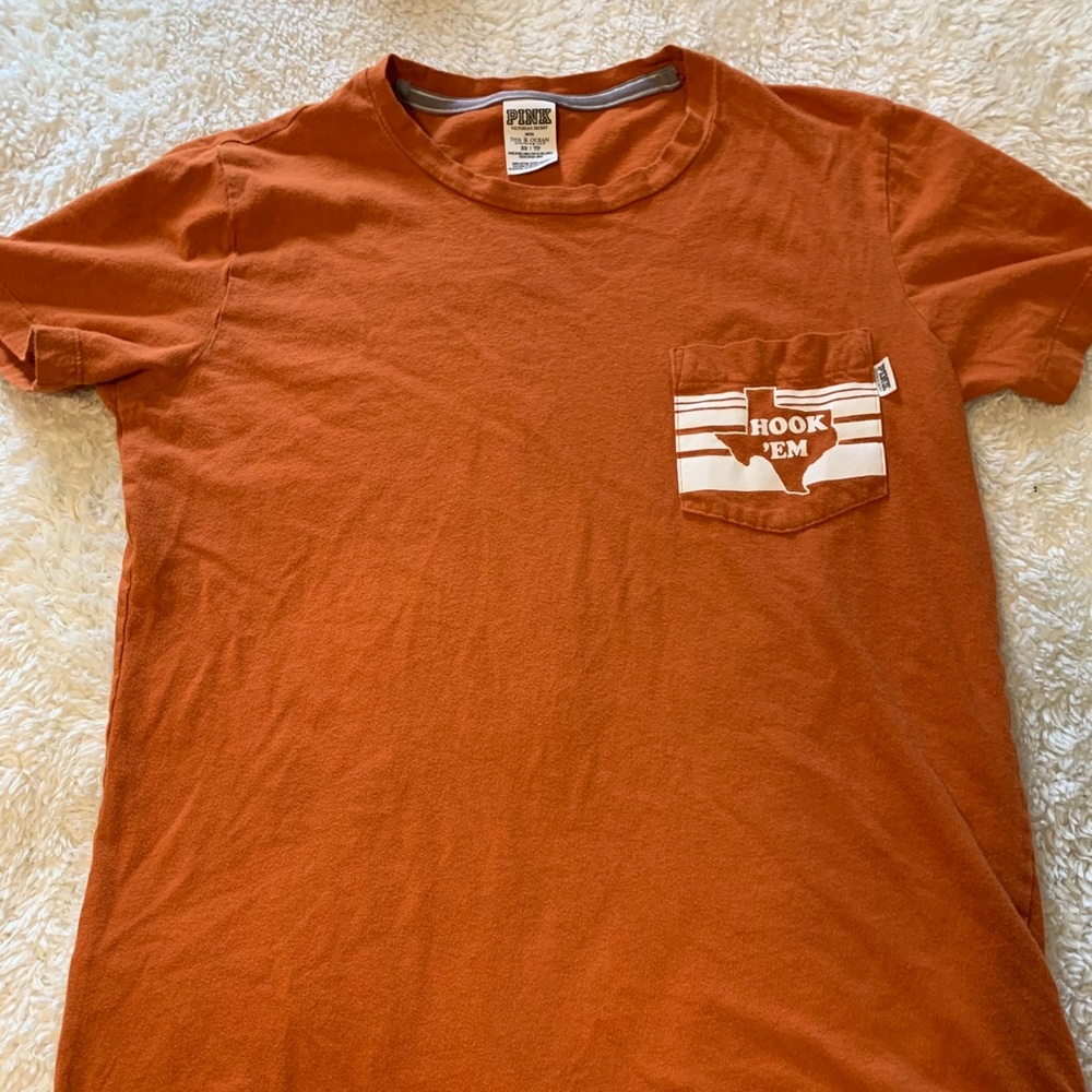 PINK Texas Longhorns tee